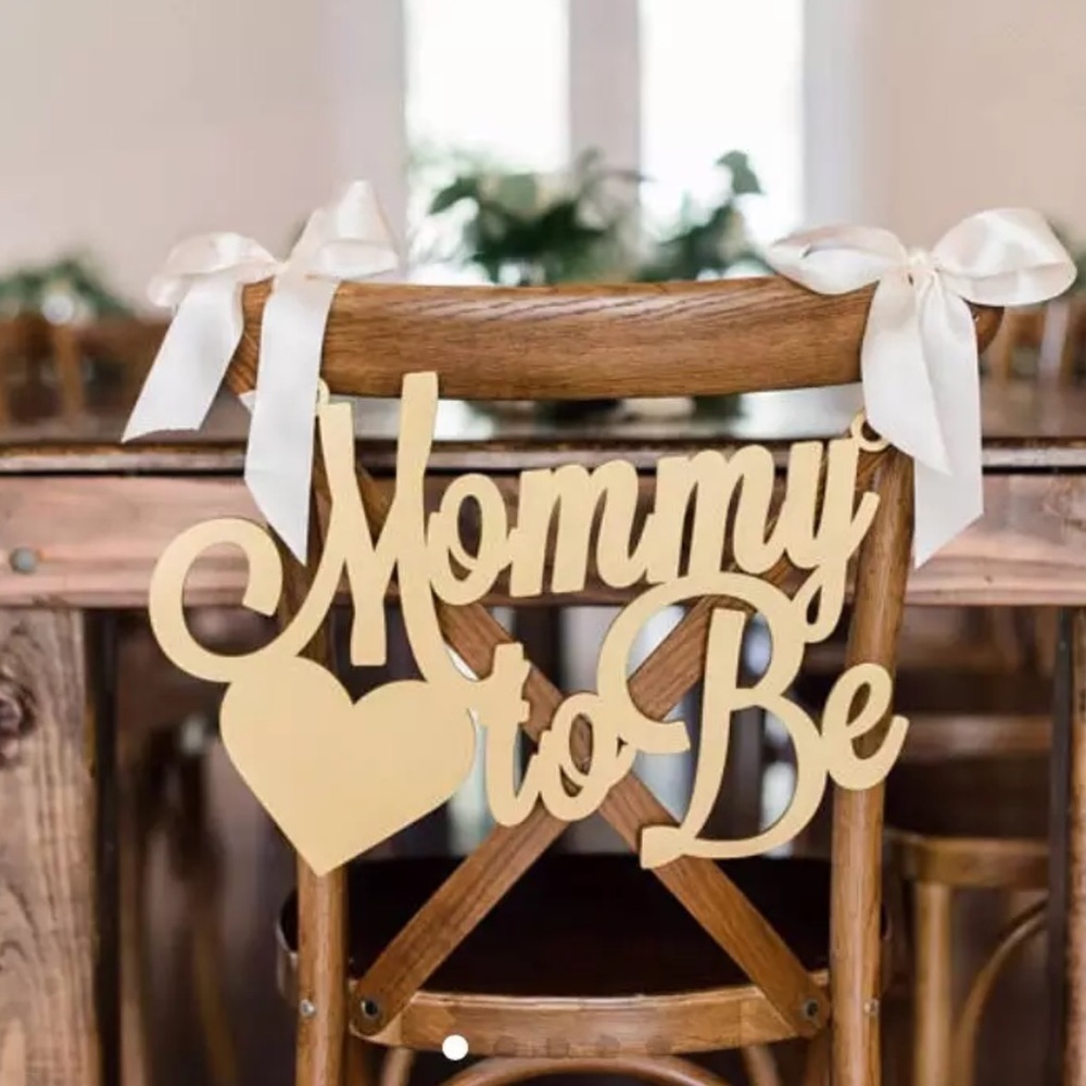 Mommy to be chair Chair Display